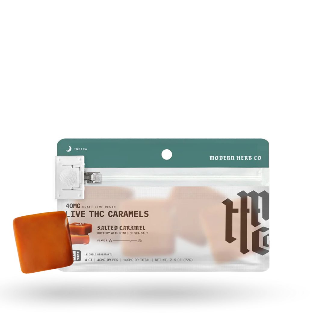 Modern Herb Co | Delta 9 Caramels | / Knockout / 4 Count